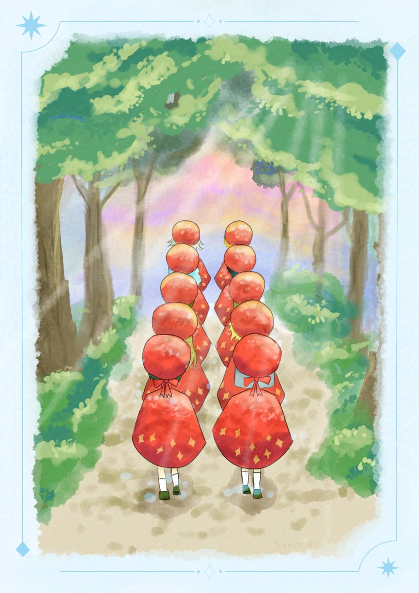 Ten Students, One Forest Path